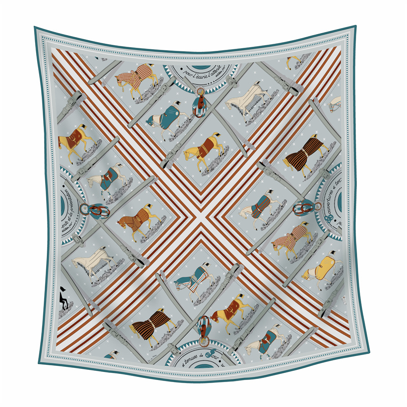 Cashmere Pashmina Wrap - Cachecol de Seda Cashmere Estampado de