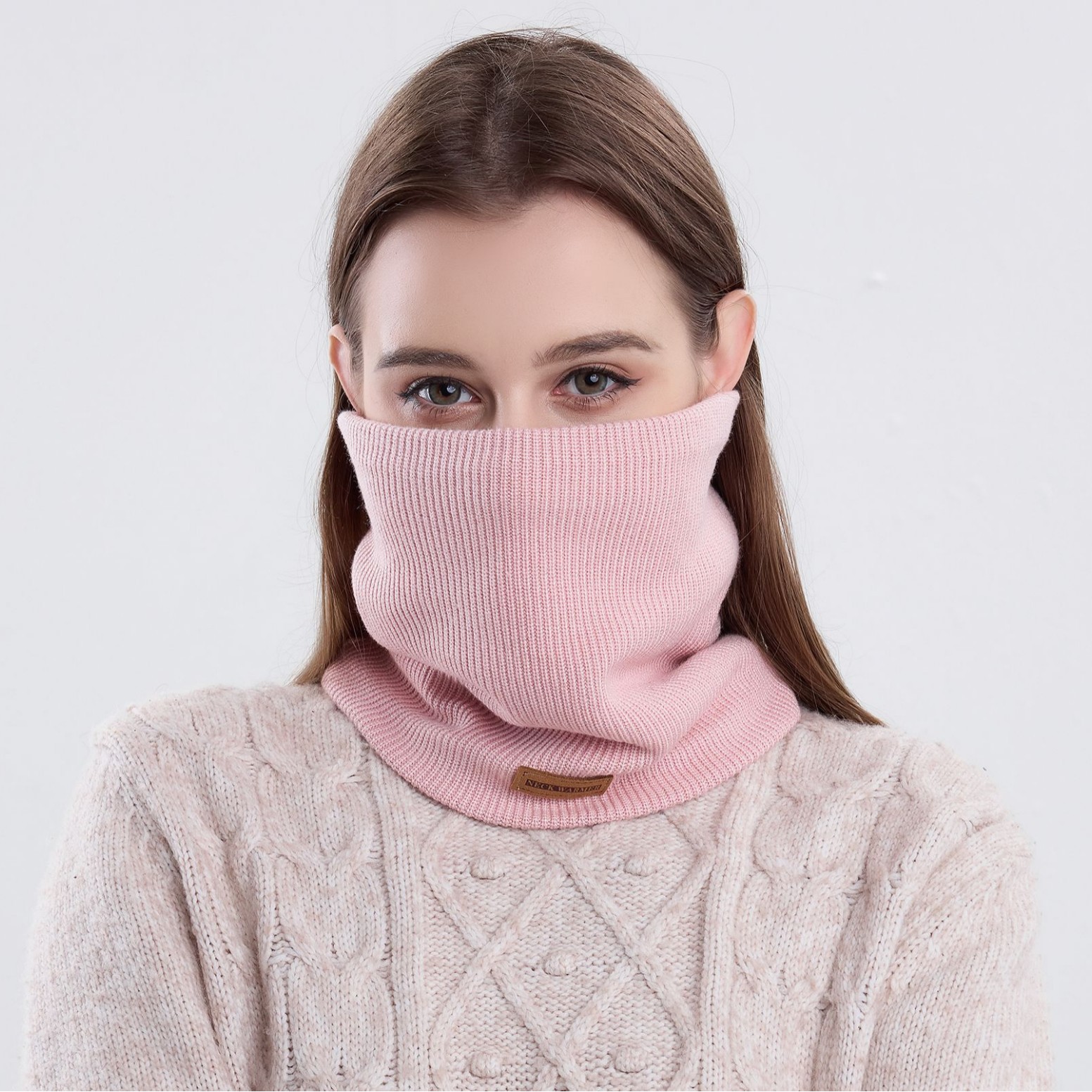 Neck Gaiter Fleece - Gola Térmica de Cor Sólida com