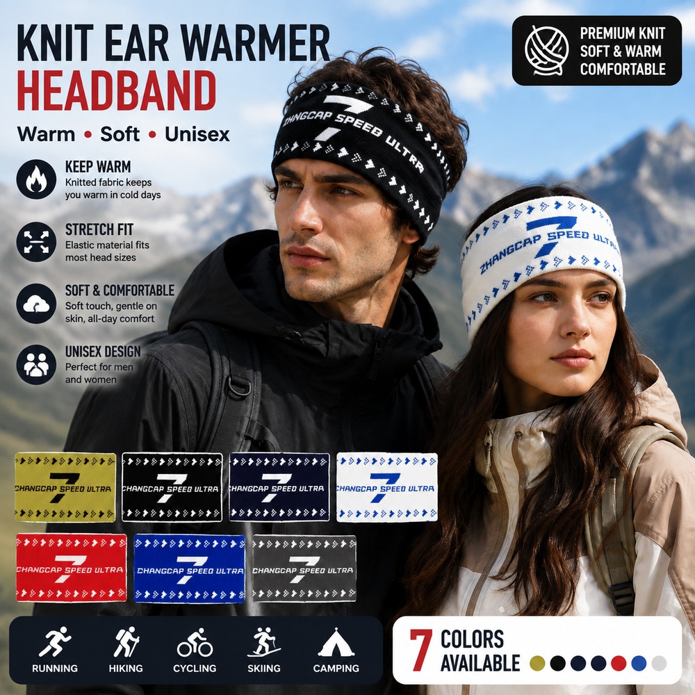 Fleece Ear Warmer Band - Faixa de Cabeça de Inverno em