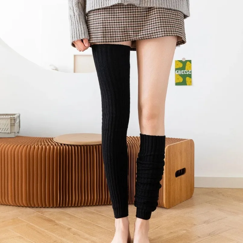 Thermal Sock Wool - Meias térmicas sobre o joelho feminino,