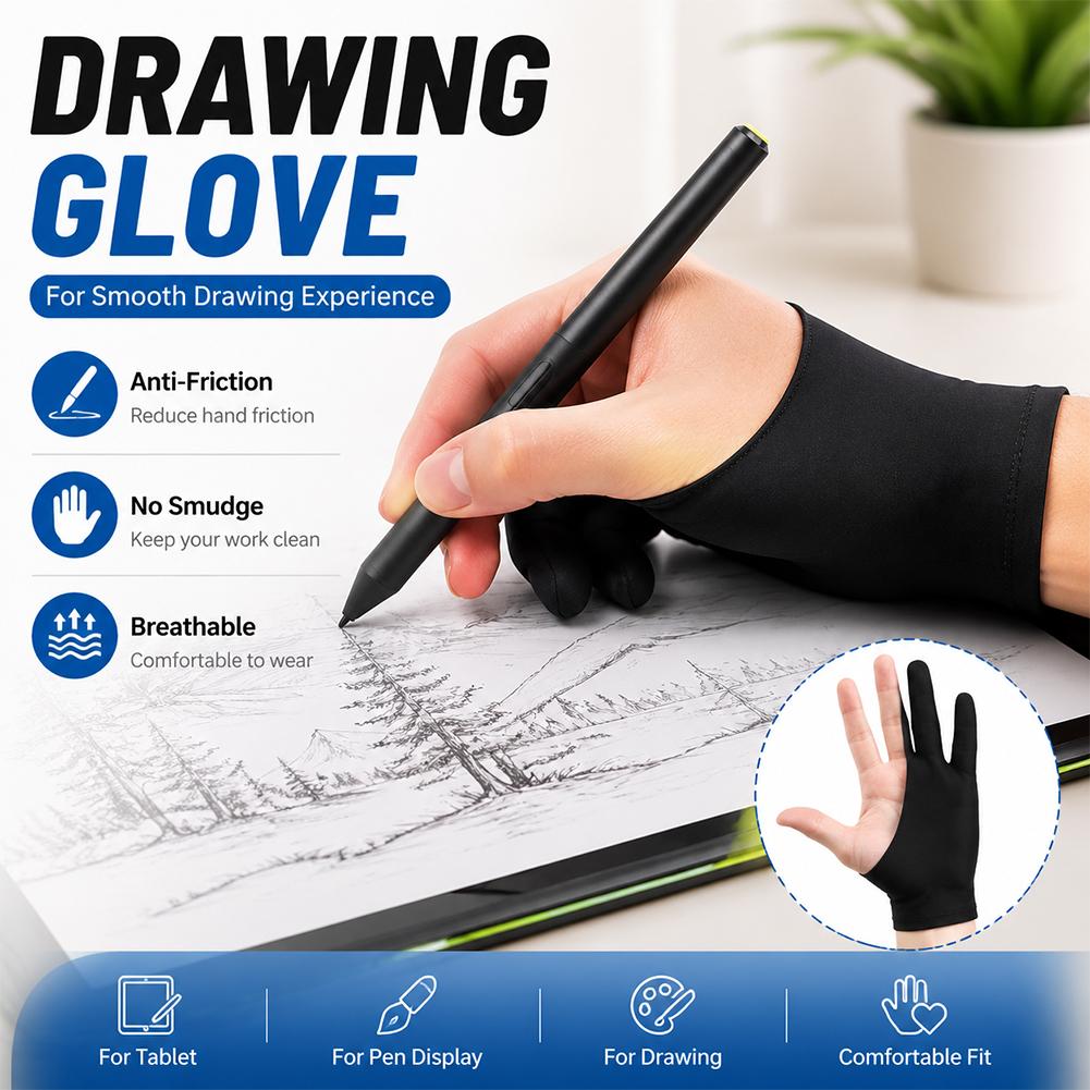 Touch Screen Gloves - Luva de Desenho Antitoque para Tela,