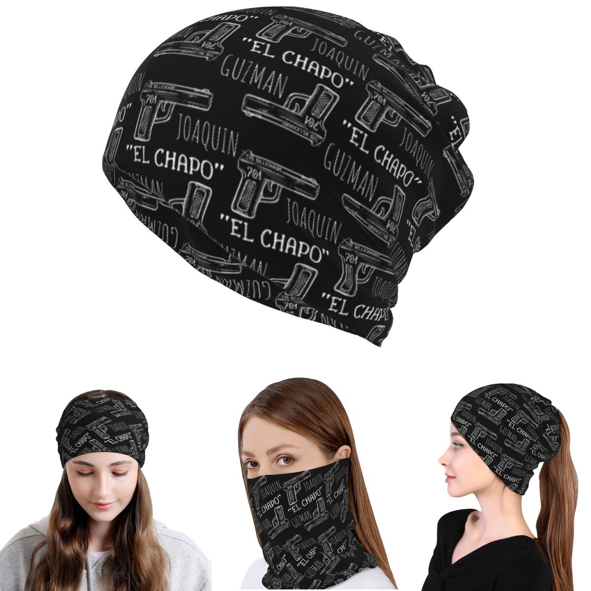 Knit Beanie Hat Warm - Bandana, Máscara, Lenço, Gorro e Touca