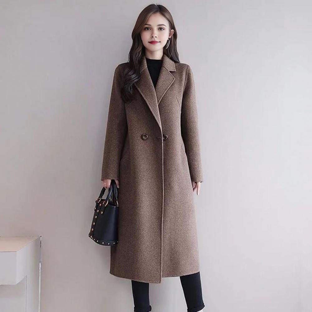 Casaco Feminino de Lã, Sobretu - Wool Coat Peacoat avaliação e preço