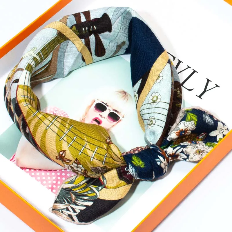 Cachecol Quadrado Dupla Face Q - Shawl Wrap Winter avaliação e preço