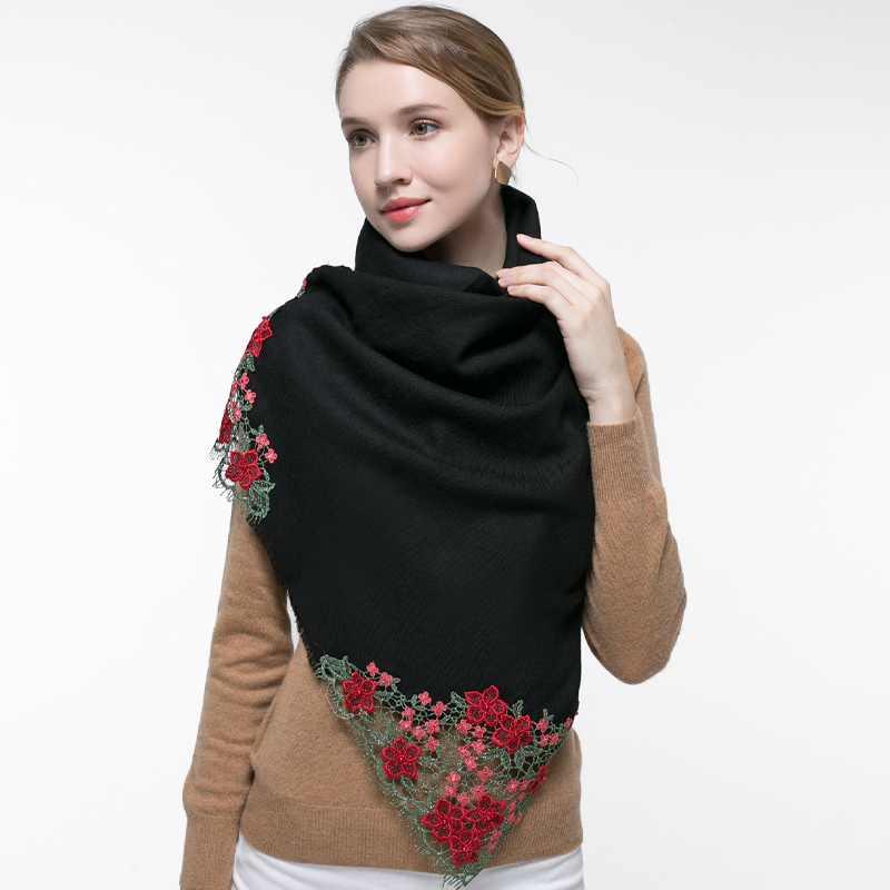 100% lã real cachecol feminino - Cashmere Pashmina Wrap avaliação e preço