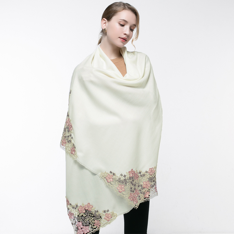 100% lã real cachecol feminino - Cashmere Pashmina Wrap avaliação e preço