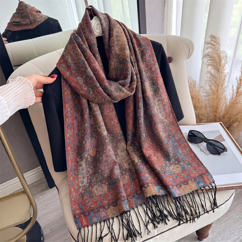 Novos Cachecóis de Cashmere de - Cashmere Pashmina Wrap avaliação e preço