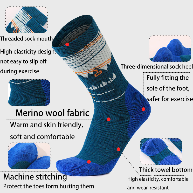 1 Par de Meias de Esqui em Lã  - Thermal Sock Wool avaliação e preço