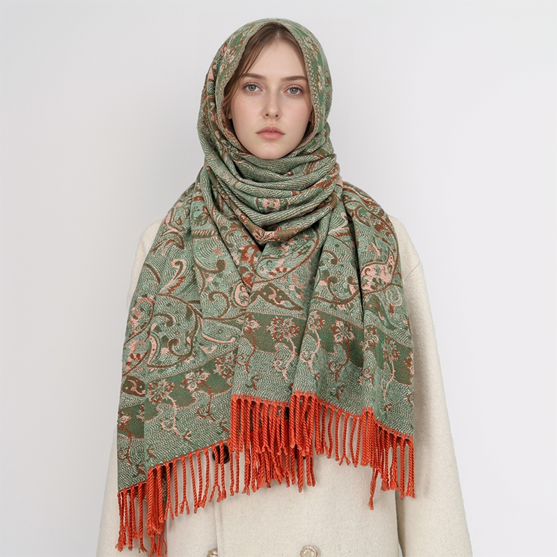 2024 moda estilo étnico femini - Shawl Wrap Winter avaliação e preço