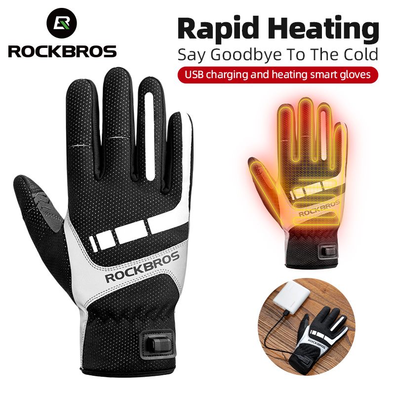 Rockbros aquecido luva de inve - Touch Screen Gloves avaliação e preço