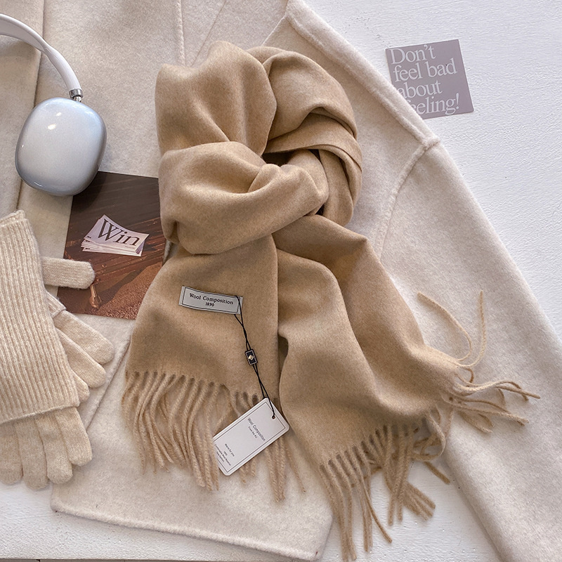 2024 inverno cachecol de lã pa - Shawl Wrap Winter avaliação e preço