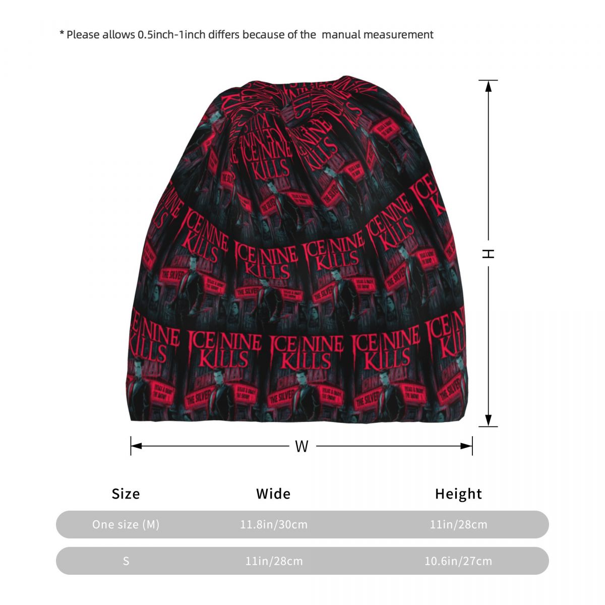 Ice Nine Kills The Silver Scre - Knit Beanie Hat Warm avaliação e preço